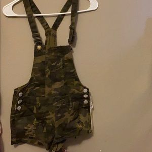 Woodland Camo Overalls